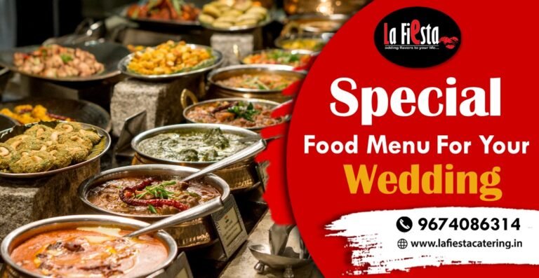Special Food Menu for Your Wedding