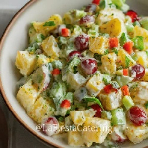 Cold Potato with Mayonnaise Dressing