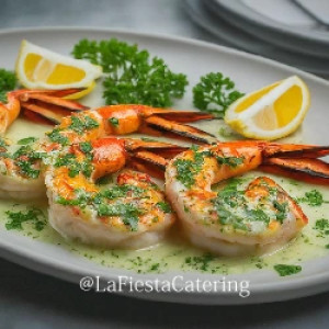 Grilled Prawn in Parsley Butter sauce